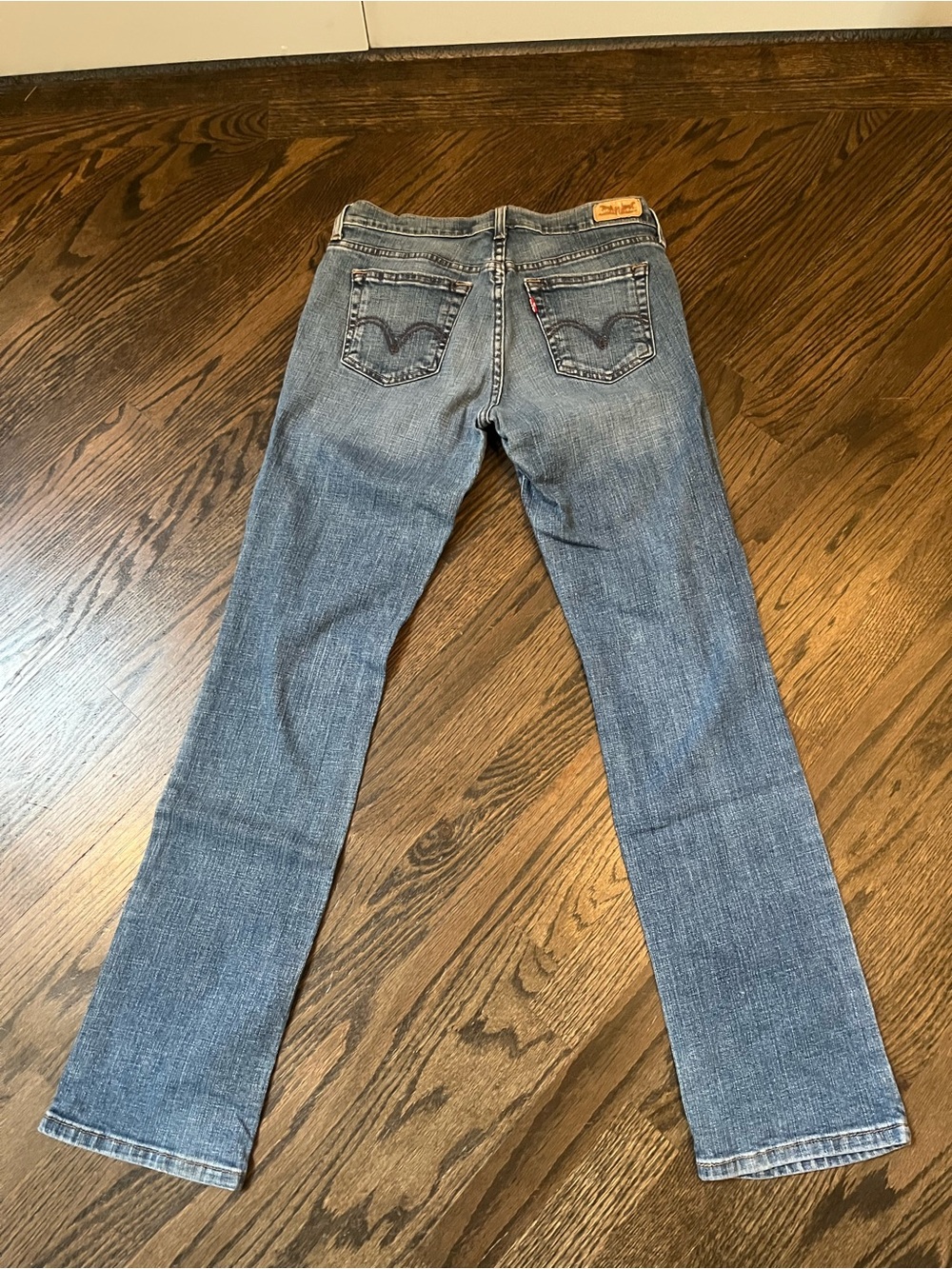 Levi's 505 Women's Blue Straight-Leg Jeans EUC size w 27 L 32